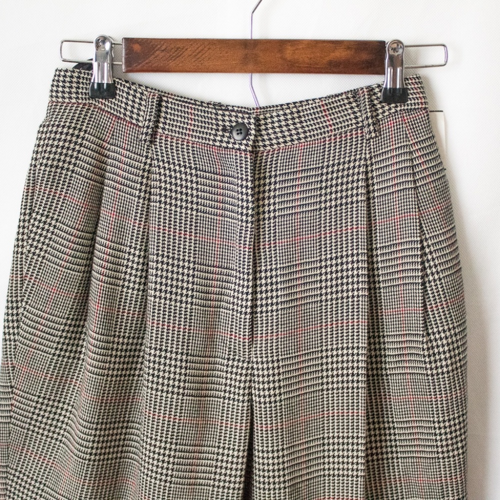 Vintage Embassy Row Women’s Petite Pure Wool Office Pants - Picture 2 of 8